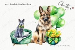 Watercolor Valentine Pets Of Luck Creator | St Patrick&#039;s PNG Product Image 3