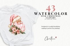 Pink Christmas Clipart Bundle Product Image 2