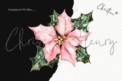 Pink Christmas Clipart Bundle Product Image 3
