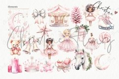 Watercolor Pink Magic Clipart Bundle Product Image 4