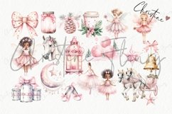 Watercolor Pink Magic Clipart Bundle Product Image 5