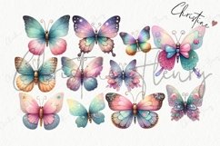 Sparkly Butterfly Clipart | Fantasy PNG Product Image 5