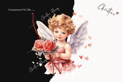 Watercolor Cupid PNG | Valentine&#039;s Day Clipart Product Image 2