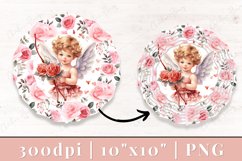Valentines Cupid Wind Spinner | Valentine Sublimation Product Image 2