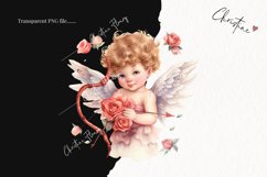 Watercolor Cupid PNG | Valentine&#039;s Day Clipart Product Image 2