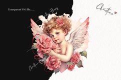 Watercolor Cupid PNG | Valentine&#039;s Day Clipart Product Image 2