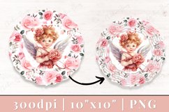 Valentines Cupid Wind Spinner | Valentine Sublimation Product Image 2