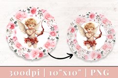 Valentines Cupid Wind Spinner | Valentine Sublimation Product Image 2