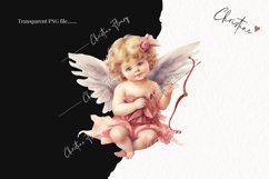 Watercolor Cupid PNG | Valentine&#039;s Day Clipart Product Image 2