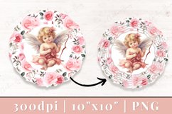 Valentines Cupid Wind Spinner | Valentine Sublimation Product Image 2