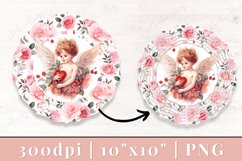 Valentines Cupid Wind Spinner | Valentine Sublimation Product Image 2