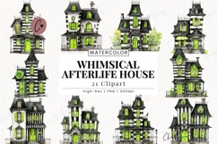 Whimsical Afterlife House Clipart Bundle Product Image 1