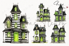 Whimsical Afterlife House Clipart Bundle Product Image 6