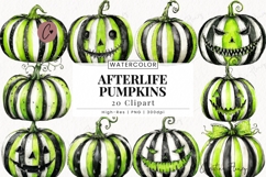 Whimsical Afterlife Pumpkins Clipart Bundle Product Image 1