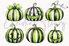 Whimsical Afterlife Pumpkins Clipart Bundle Product Image 4