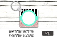 Sublimation Keychain PNG Design Product Image 2