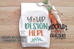 Kitchen Towel, Dish Towel MOCK-UP, Easter, Spring. Kitchen Product Image 1