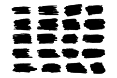 Grunge Brush Stroke SVG Bundle for Text &amp; Background Product Image 1