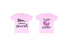 I have a secret Svg, Big Sister Svg, Promote Big Sister Svg Product Image 2