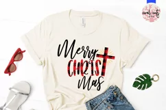 Merry Christ Mas - Christmas SVG EPS DXF PNG Product Image 2
