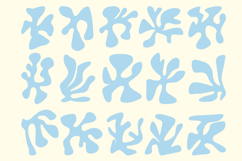 Abstract Organic Blob Shapes Set Product Image 1