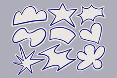 Hand Drawn Abstract Doodle Shapes SVG Bundle Set Product Image 1