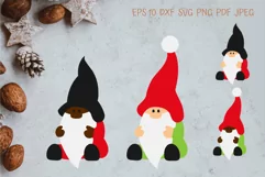 Gnomes Christmas. Gnome SVG. Gnome PNG Product Image 1