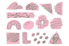 Scribble Highlight Background Set Product Image 1