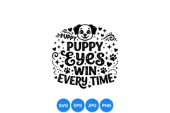 Cute Puppy Eyes Dog Graphic for T-Shirt Print Product Image 1