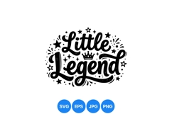 Hand Lettered Little Legend Kids Typography Design Product Image 1