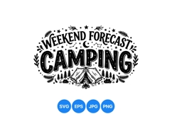 Hand Drawn Camping Outdoor Adventure Clipart Design Product Image 1