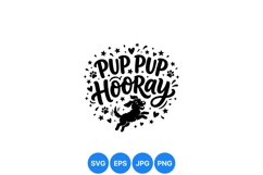 Happy Puppy SVG Design For Pet Lover Crafts Product Image 1