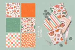 13 Autumn seamless patterns EPS PNG JPG Product Image 2
