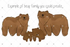 Watercolour, Bear, Animal, Animal Family, Brown bear, Bears, Product Image 2