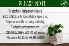 Fall shape two layer laser cut outs SVG file d2 Product Image 5