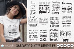 Sarcastic Quotes SVG Bunde Vol. 2 Product Image 1