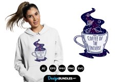 Coffee of The Universe for T-Shirt Design Product Image 1