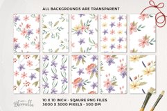 Flavours Pink Seamless Patterns Digital Paper Flowers Floral Product Image 3