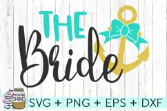 The Bride SVG DXF PNG EPS Cutting Files Product Image 1