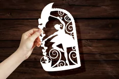 Papercut Ballerina Papercut Card Opener, Decoration, Dance Product Image 2