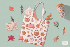 13 Autumn seamless patterns EPS PNG JPG Product Image 5