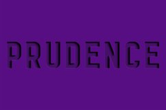 Prudence Editable Photoshop Text Style Effect Product Image 1