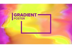 Gradient Fluid Background Vector. Digital Concept. Business Product Image 1