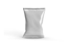Snack Pouch Packaging 3D Mockup Template Photoshop Product Image 2