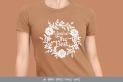 You're The Best Papercut SVG Product Image 3