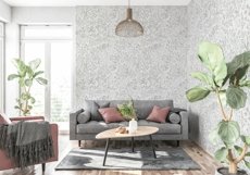 Wall mockup - Wallpaper mockup - Living room scene Product Image 10
