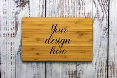 Cutting board mockup wooden cutting board mockup kitchen mockup stock photo