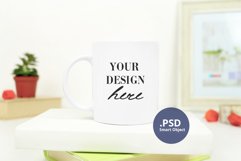 Mug Mockup | White Mug Mockup in PSD with smart object, JPG Product Image 1