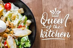 Kitchen quotes Queen of the kitchen, crown. SVG, PNG Product Image 4