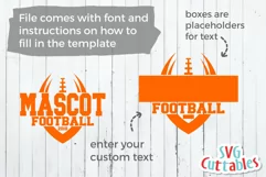 Football SVG | Football Template 0019 | Shirt Design Product Image 5
